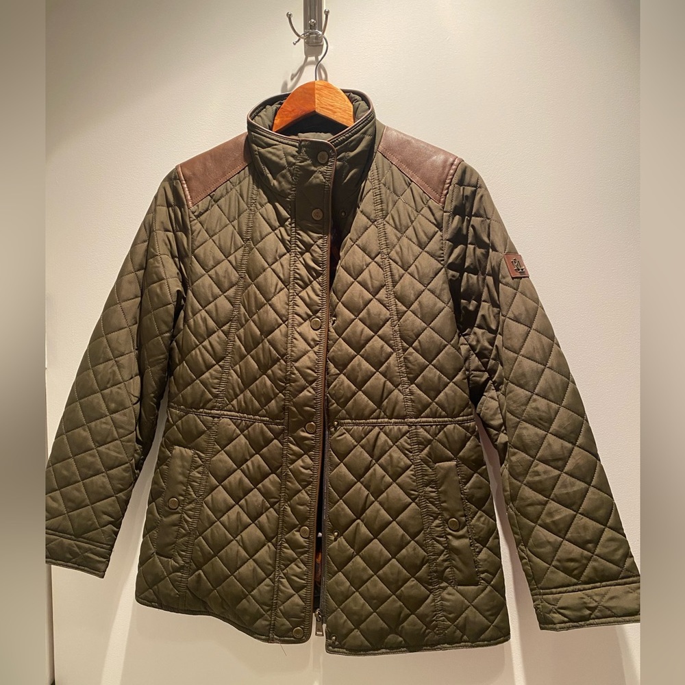 Ralph Lauren olive green jacket in good condition